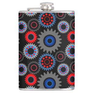 Flasques Engrenages colorés