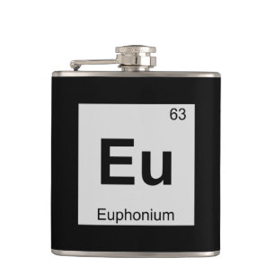Flasques Eu - Musique d'Euphonium Chimie Tableau Périodique