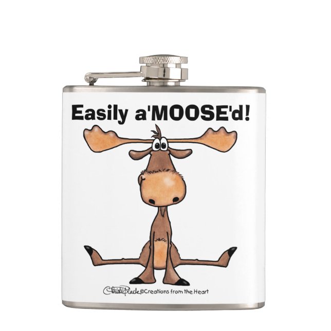 Flasques Facilement A'Moose"d (Devant)