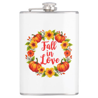 Flasques Fall in Love : Vibrant Automne Wreath Design