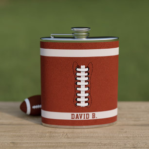 Flasques Fan de football américain nom Tailgate Party Flask