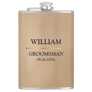 Flasques Faux Cuir Vinyl Enveloppé