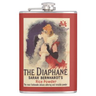 Flasques Femme de Diaphane de La saupoudrant l'affiche de