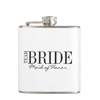 Flasques Femme de l'équipe Maid of Honor Bridal Party Flask