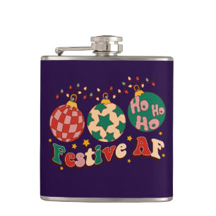 Flasques Festive AF Noël Adulte Stocker Stuffer