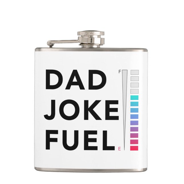 Flasques Fête des pères du compteur de carburant de la plai (Devant)
