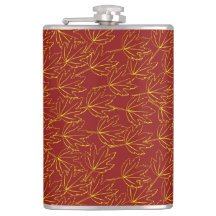 feuilles d'automne jaune motif sur brun