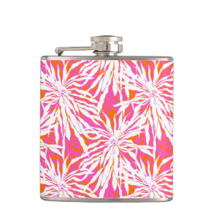 Flasques Feuilles de palmiers tropicaux