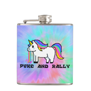 Flasques Fiasco & Rally Licorne Arc-en-Ciel Flask Fête Ti