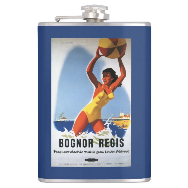 Flasques Fille de chemins de fer et affiche britanniques de (Devant)