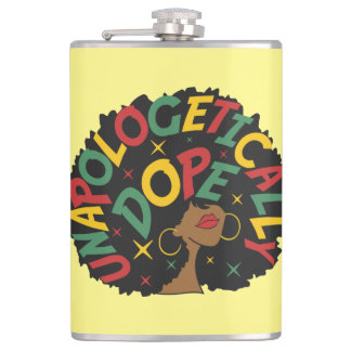 Flasques Fille noire afro sans excuses 