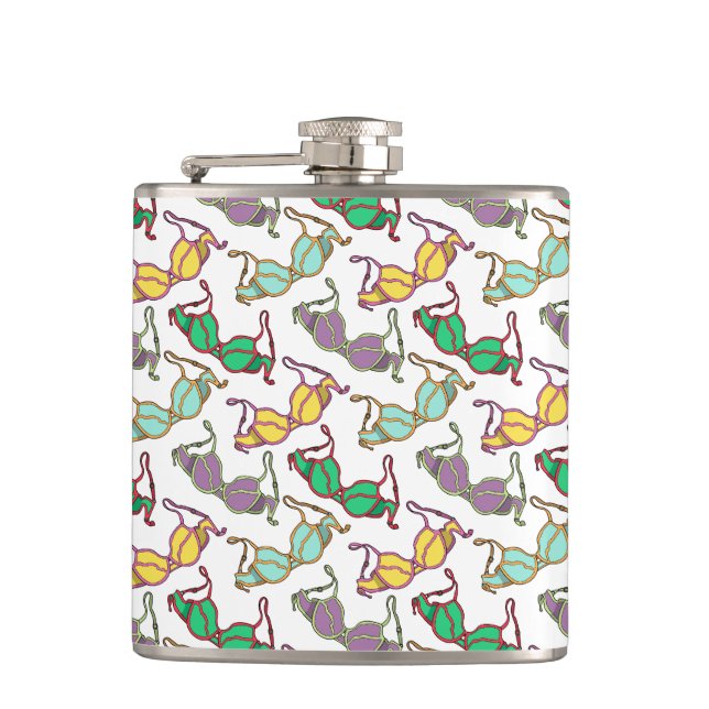 Flasques Fiole enveloppée de vinyle (Devant)