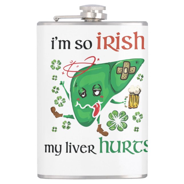 Flasques Fiole enveloppée de vinyle (Devant)