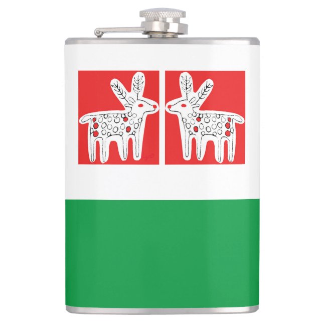 Flasques Fiole enveloppée de vinyle (Devant)