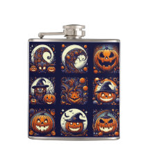 Fiole enveloppée de vinyle d'Halloween