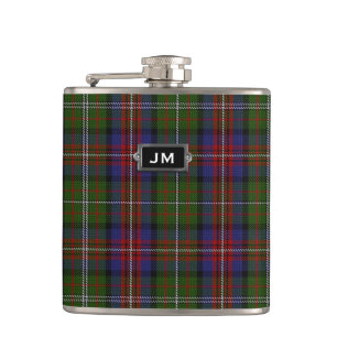 Flasques Fiole monogramme de clan Hargis Tartan