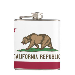 Flasques Fiole patriotique spéciale avec drapeau californi