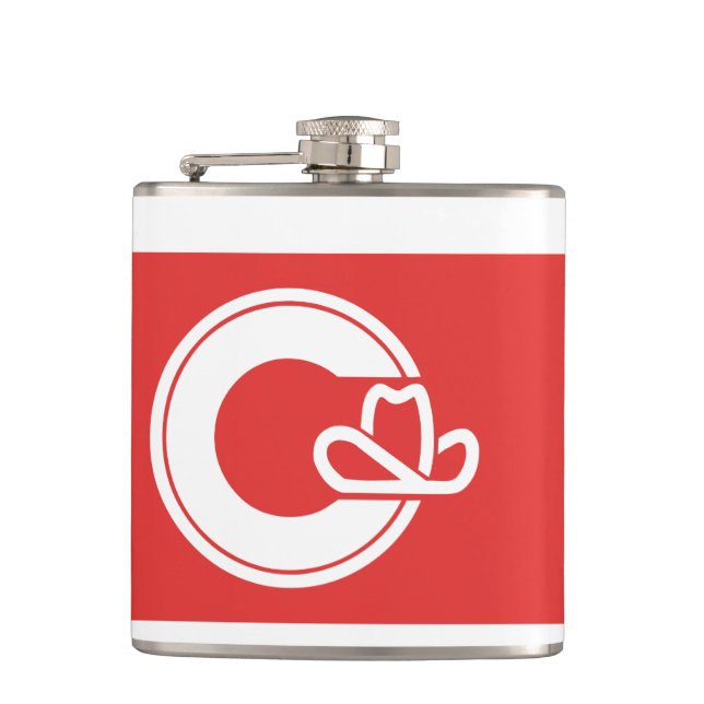 Flasques Flag of Calgary, Alberta Flask (Devant)