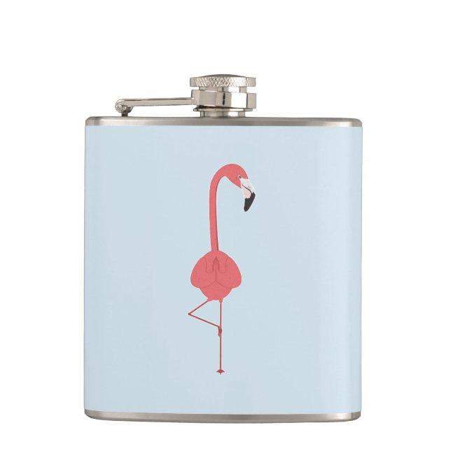 FLASQUES FLAMANT ROSE YOGA (Devant)