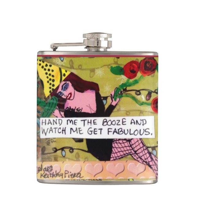 FLASQUES FLASK-HAND JE LES BOISSONS ALCOOLISÉES ET (Devant)