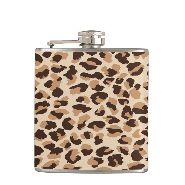 Flasques Flask Safari Empreinte de léopard (Devant)