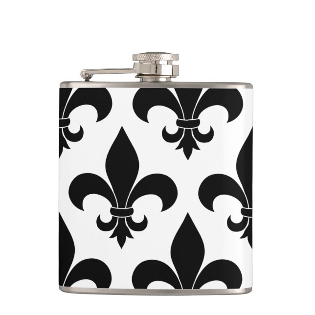 Flasques Fleur de lis Motif Classic (Devant)
