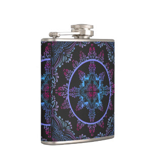 Flasques Fleur de nuit Mandala