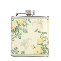 Fleur de rose jaune chic Shabby