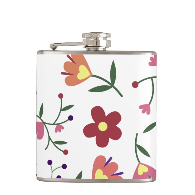 Flasques Fleurs motifs (Devant)