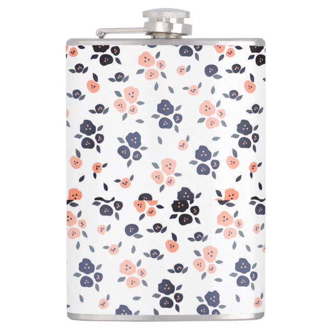 Flasques Floral Girly Joli Design Country Pour Elle (Devant)