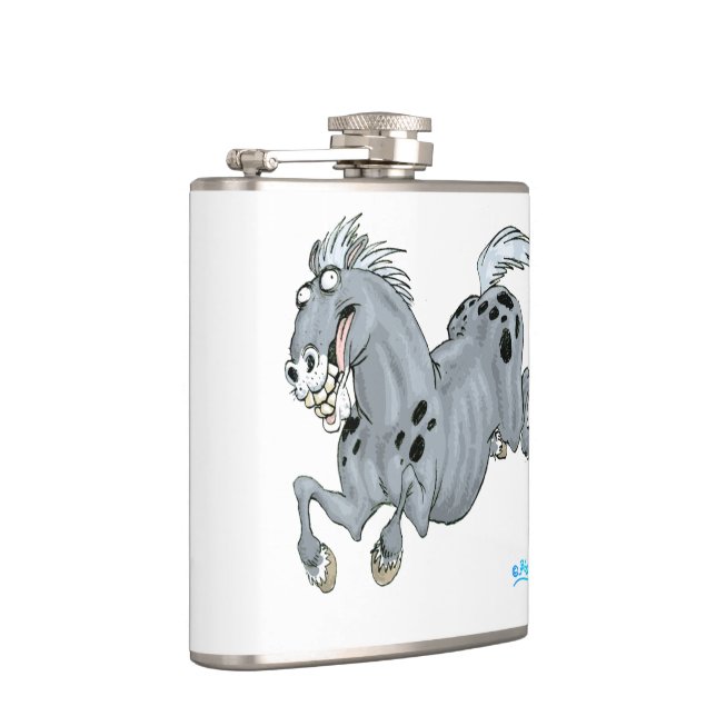 Flasques Fou Cartographie Horse Hip Flask (Droite)