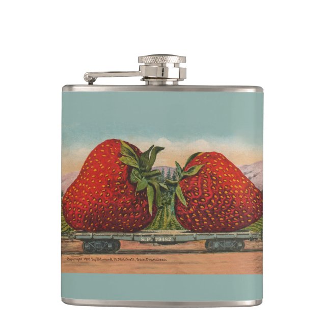 Flasques Fraises Giant Fruit Antique Fruit Amusant (Devant)