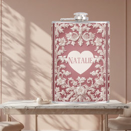 Flasques French Country Opulent Baroque Scrollwork Grandeur