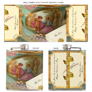 Flasques French Teup Flask Romantic Cadeau
