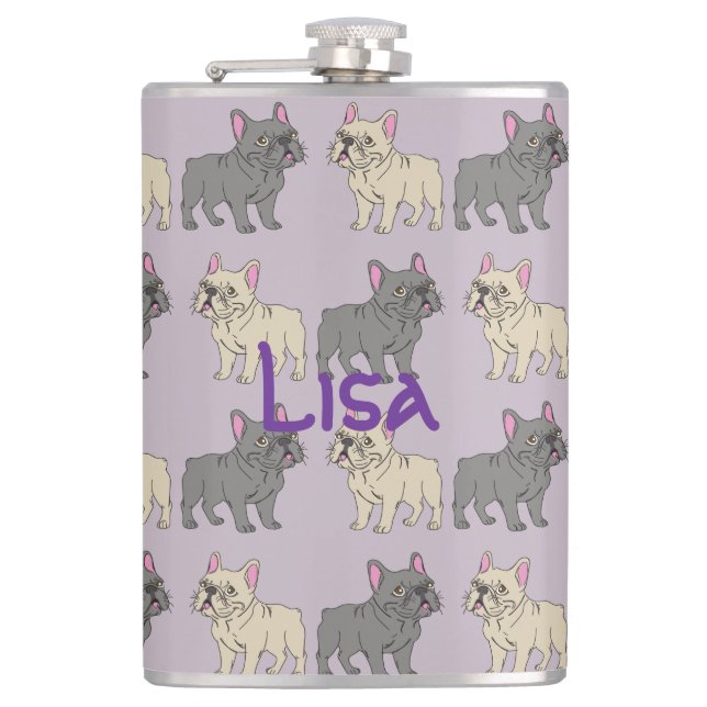 Flasques Frenchies, Violet (Devant)