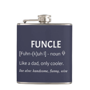 Flasques FUNCLE Uncle Cadeau Drôle Blague