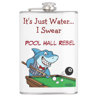 Flasques Funny Billiards Shark Rebel Liquid Flask