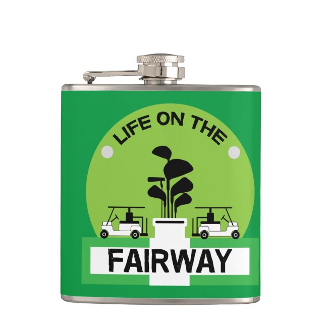 Flasques Funny Golfing Pros Golfing Fanatics Sports (Devant)