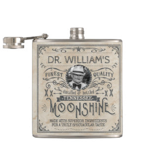 Flasques Funny Vintage Moonshine Hillbilly médecine personn