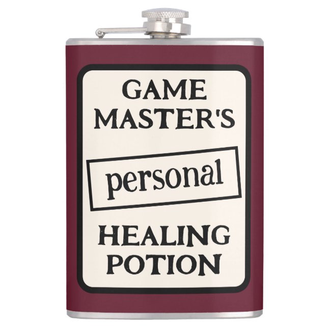 Flasques Game Master's Healing Potion Vinyl Wrapped Flask (Devant)