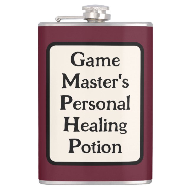 Flasques Game Master's Healing Potion Vinyl Wrapped Flask (Devant)
