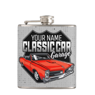 Flasques Garage de voiture classique convertible personnali