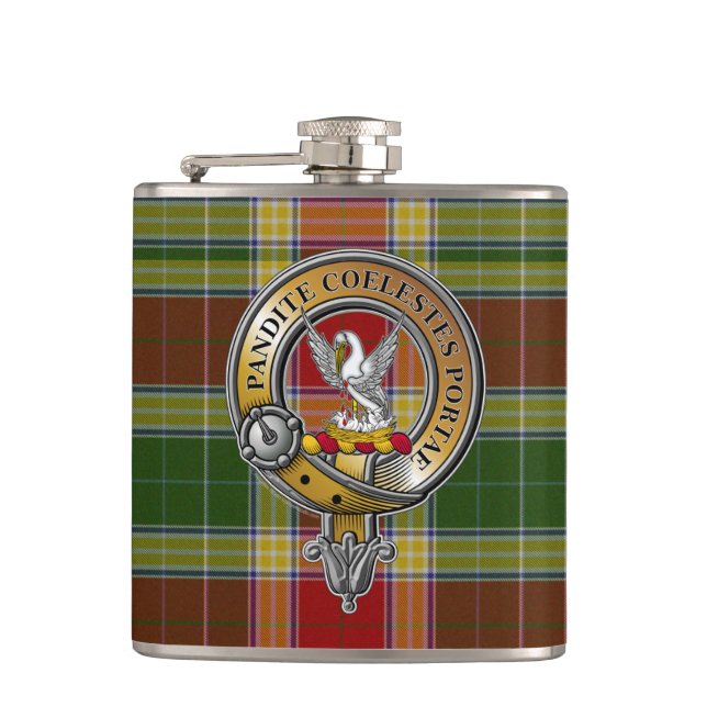 Flasques Gibbs Gibsone Tartan & Badge (Devant)