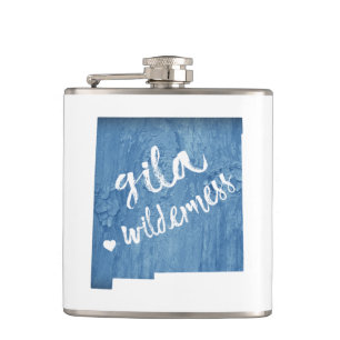 Flasques Gila Wilderness Nouveau-Mexique Grain de bois