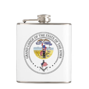 Flasques Gîte de franc-maçonnerie de l'État de l'Iowa