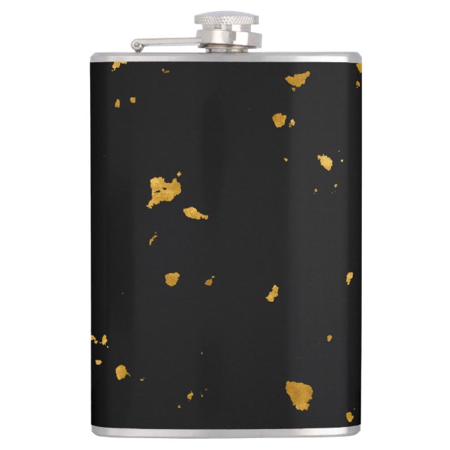 Flasques Gold Flakes Noir (Devant)