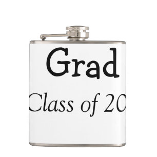 Flasques Graduation congrats classe de 20xx ajouter le nom