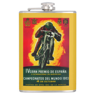 Flasques Gran Premio de Espana Vintage PosterEurope