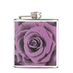Flasques Grand Rose de lavande foncée artistique