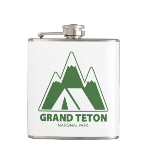Flasques Grand Teton National Park Mountains Camping